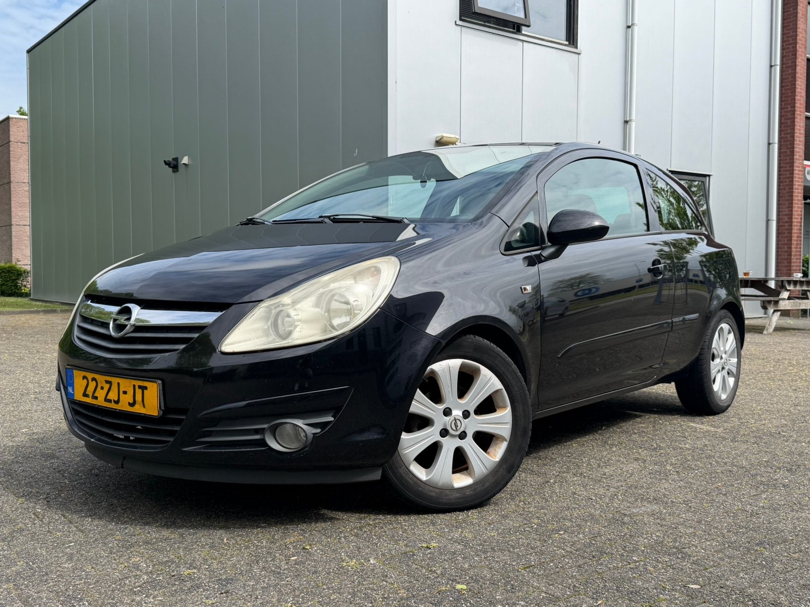 Opel Corsa 1.4-16V Enjoy NAP | Nwe Ketting | Airco | Cruise, Auto's, Voorwielaandrijving, Stof, Zwart, 4 cilinders