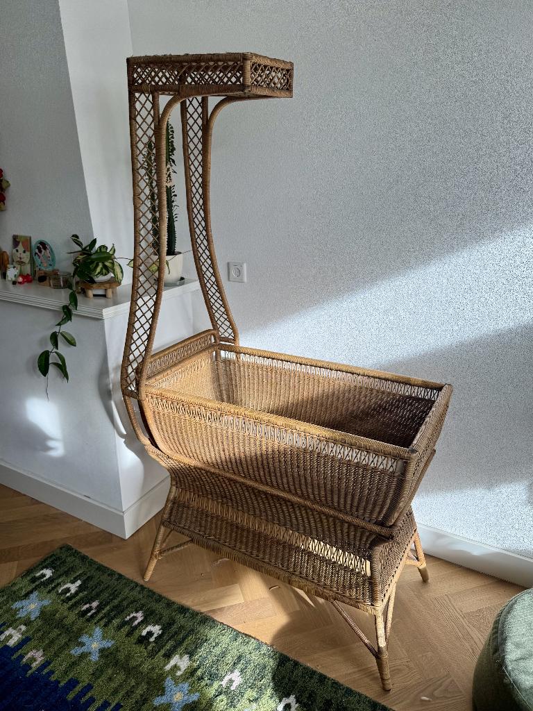 Prachtige antieke wieg van Gerzon, Ophalen, Gebruikt, Wieg