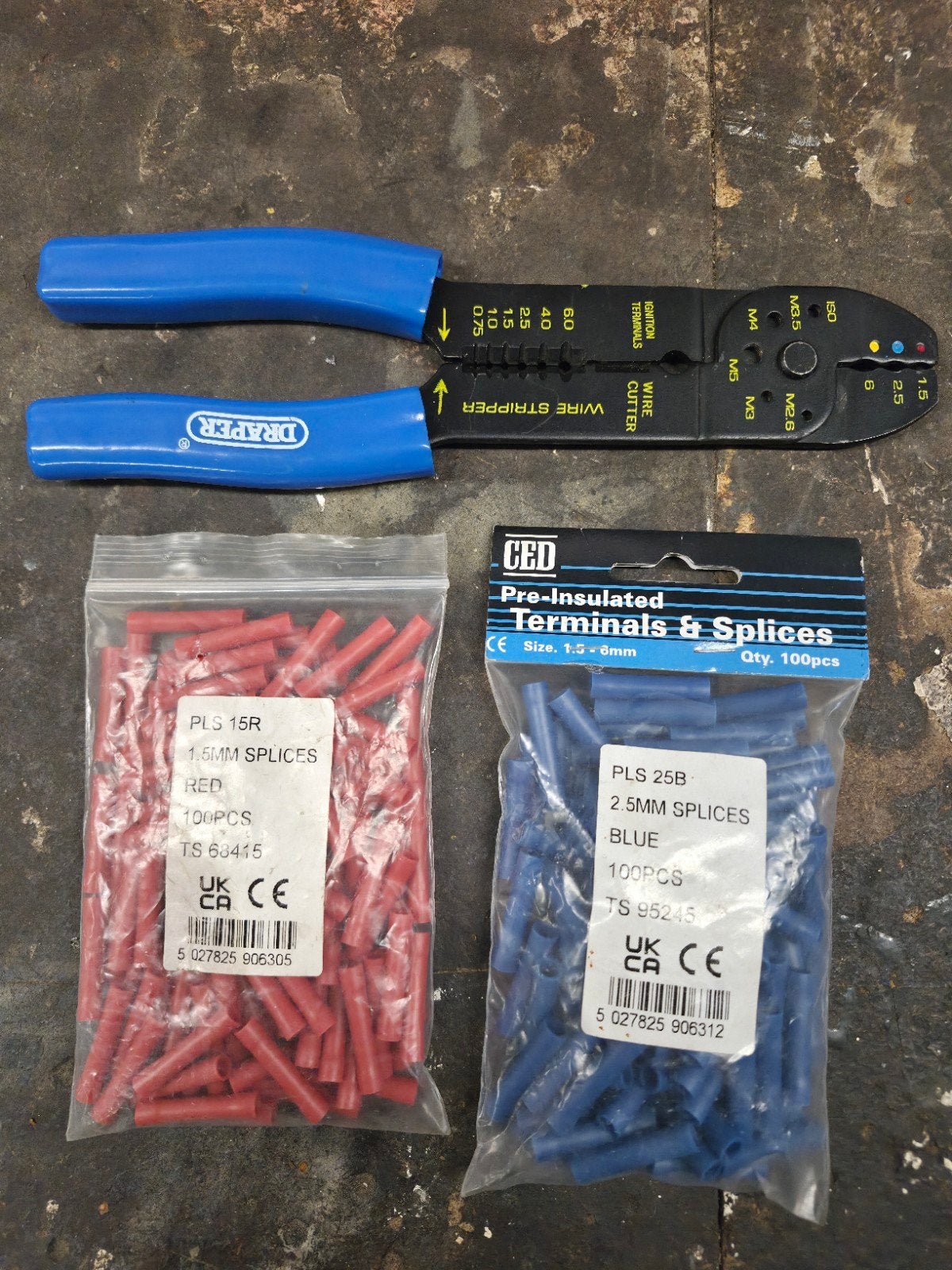 Draper krimptang crimping tool krimp tang kabelschoen, Multitool, ., Ophalen of Verzenden, Zo goed als nieuw