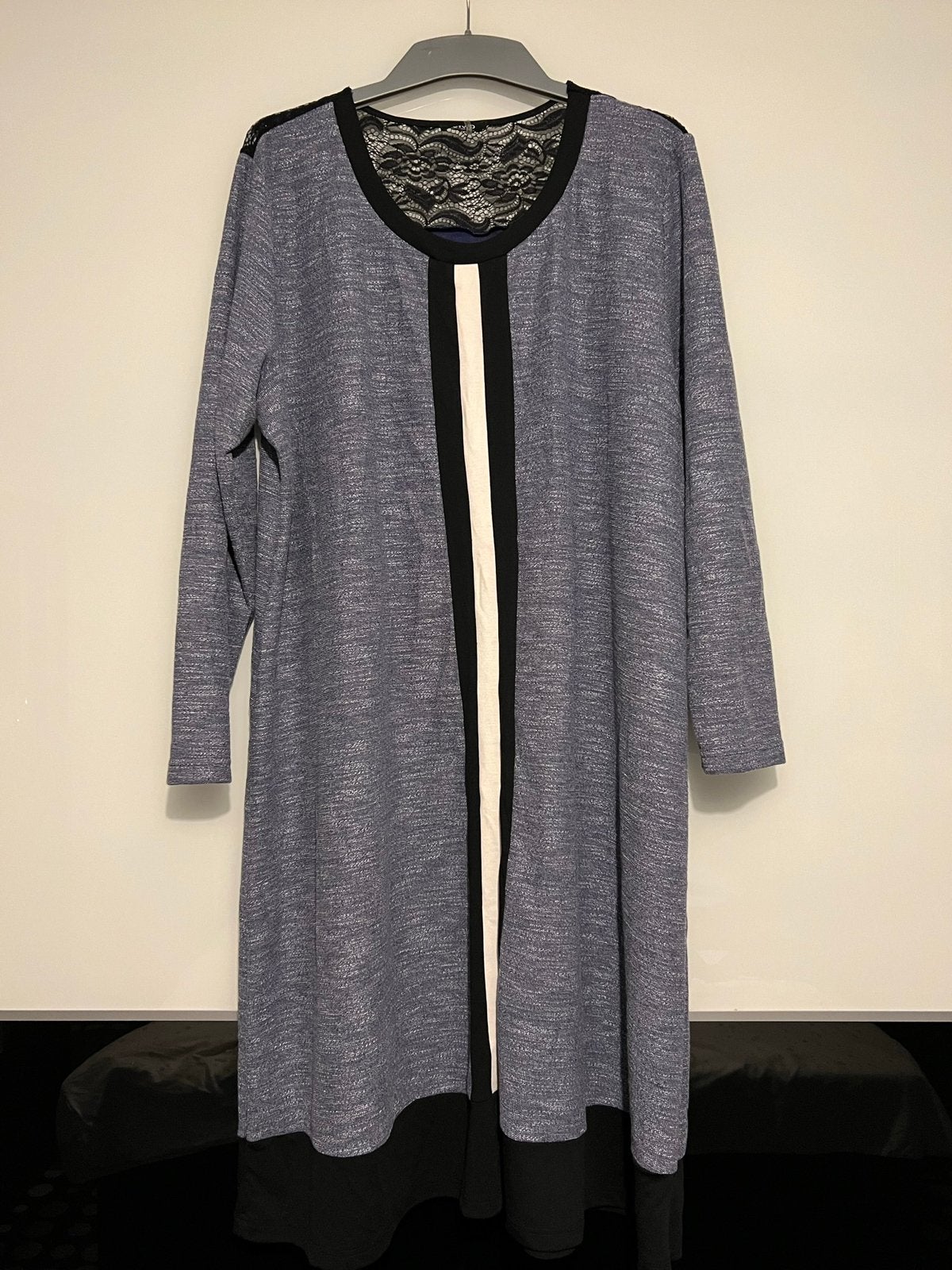 X-two tuniek blauw grijs maat 52, Ophalen of Verzenden, Zo goed als nieuw, Overige kleuren, Blouse of Tuniek