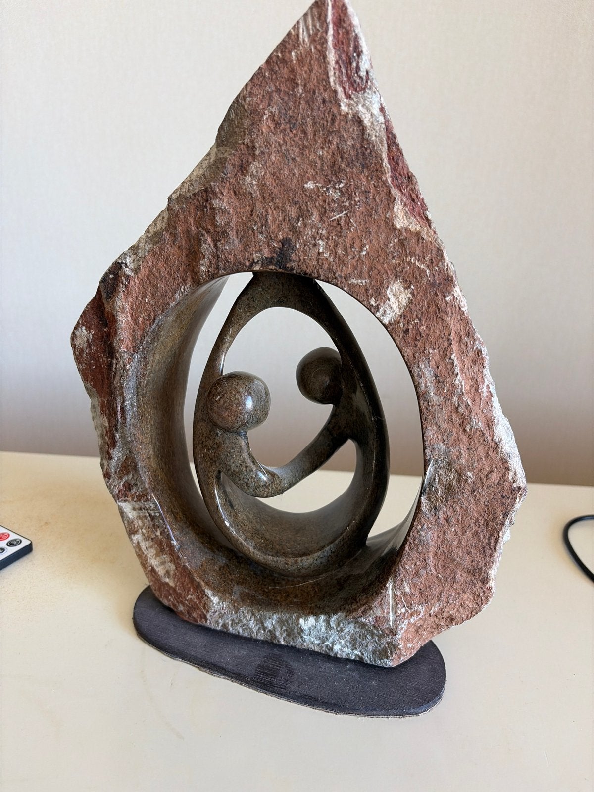 Shona-sculptuur uit Zimbabwe, Ophalen of Verzenden, Handgemaakt, 20 - 50 cm, Steen of Keramiek