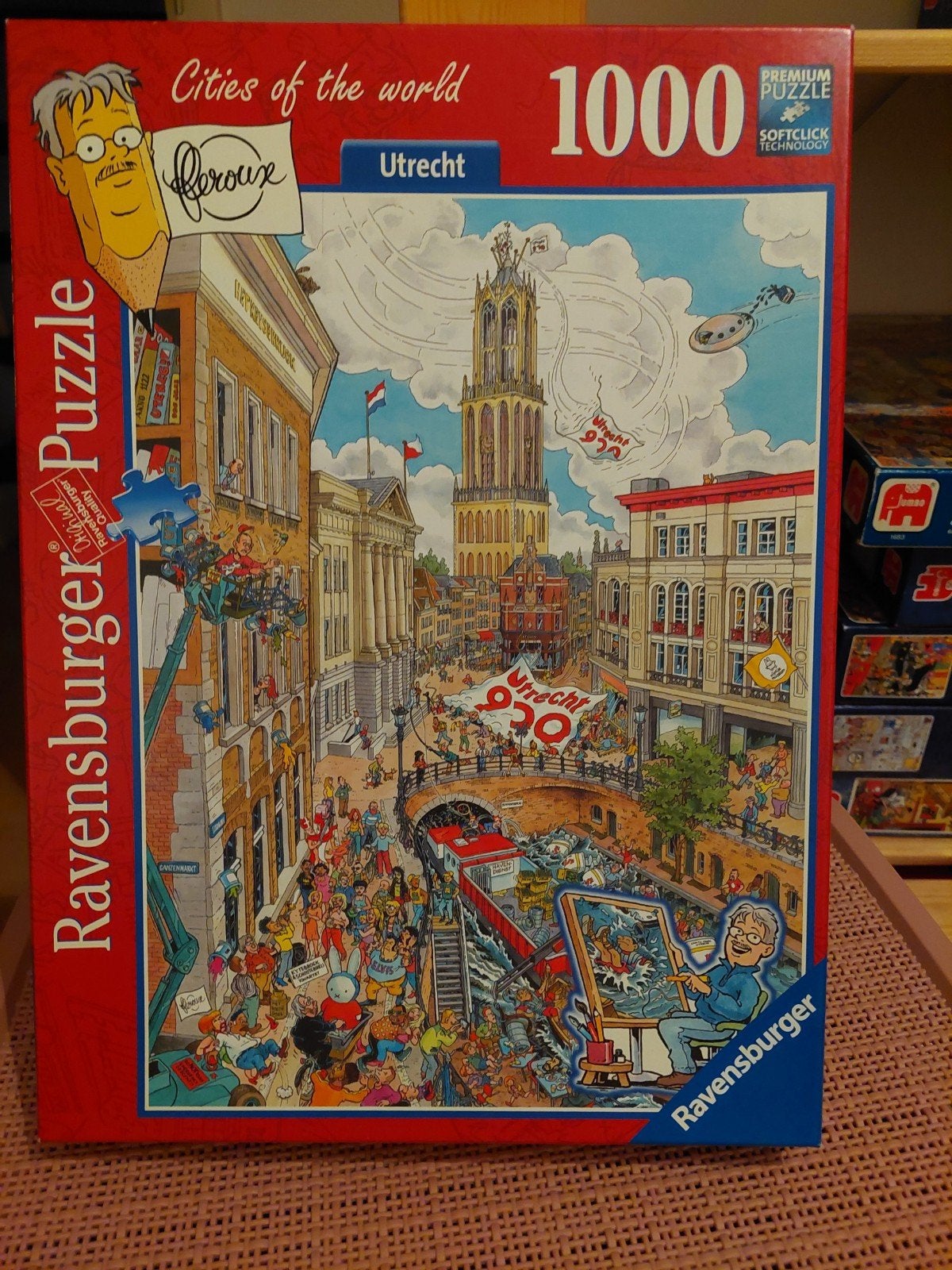 Ravensburger Legpuzzel Utrecht 1000 stuk - Zo goed als nie, Hobby en Vrije tijd, Denksport en Puzzels, Ophalen, 500 t/m 1500 stukjes