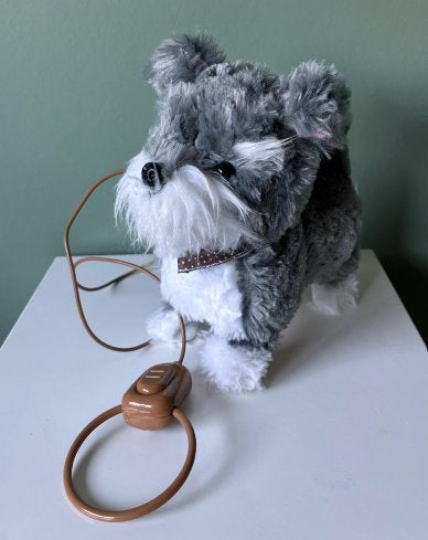 Interactieve Wandelende & Blaffende Schnauzer, Ophalen, Overige merken, Overige karakters, Zilver