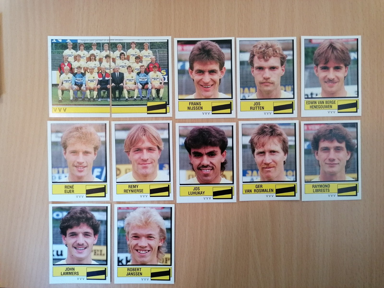 Panini Voetbal 88 VVV 12x., Ophalen of Verzenden, Zo goed als nieuw, Ajax, Poster, Plaatje of Sticker