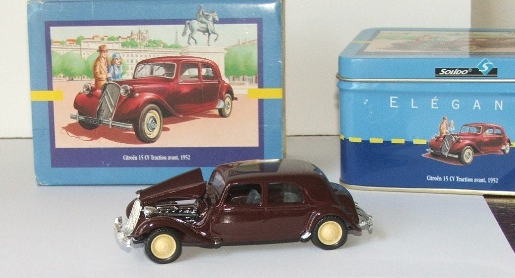 Citroën 15 cv traction avant 52, Ophalen of Verzenden, Zo goed als nieuw, Auto, Solido