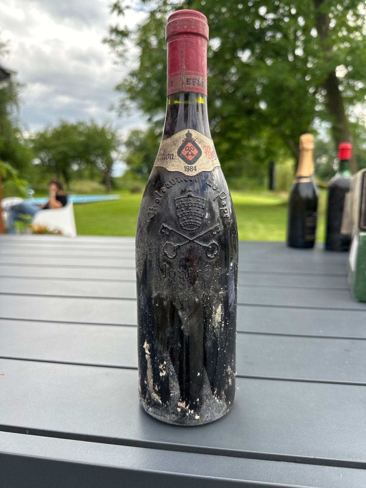 Châteauneuf-du-Pape 1984 - Vintage Rode Wijn, Ophalen, Gebruikt, Frankrijk, Rode wijn