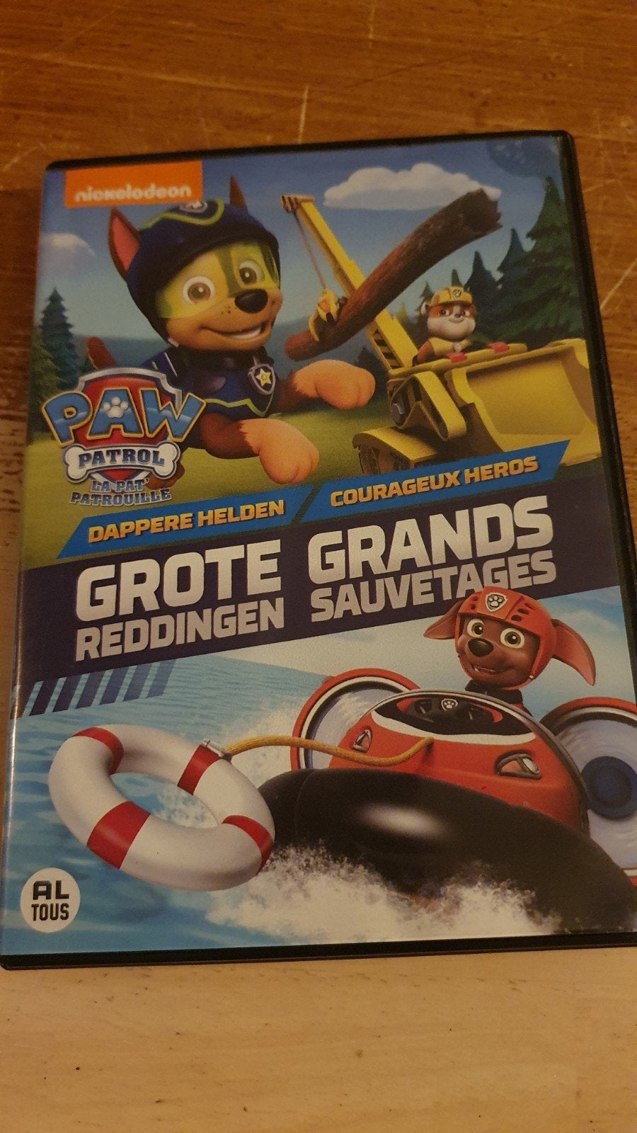 Paw Patrol: Grote Reddingen DVD - Dappere Helden, Gebruikt, Alle leeftijden, Nederlands, Tv-serie