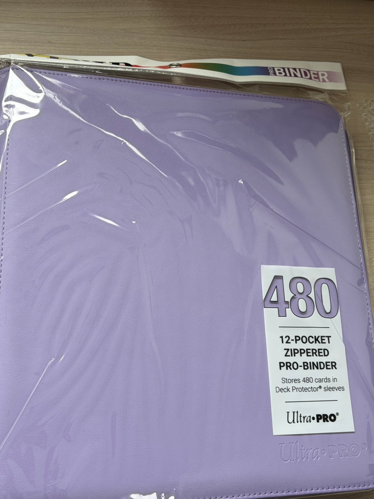 Purple / Lila Ultra PRO Zippered 12 Pocket Pro Binder Vivid, Ophalen of Verzenden, Zo goed als nieuw