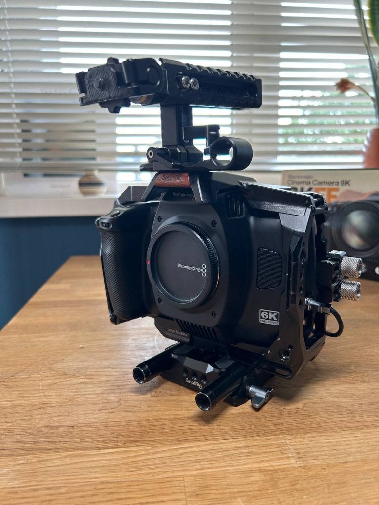 Blackmagic 6K Full Frame - Incl. Cage & V-Mount plate, Overige merken, 20x of meer, Ophalen of Verzenden, Zo goed als nieuw