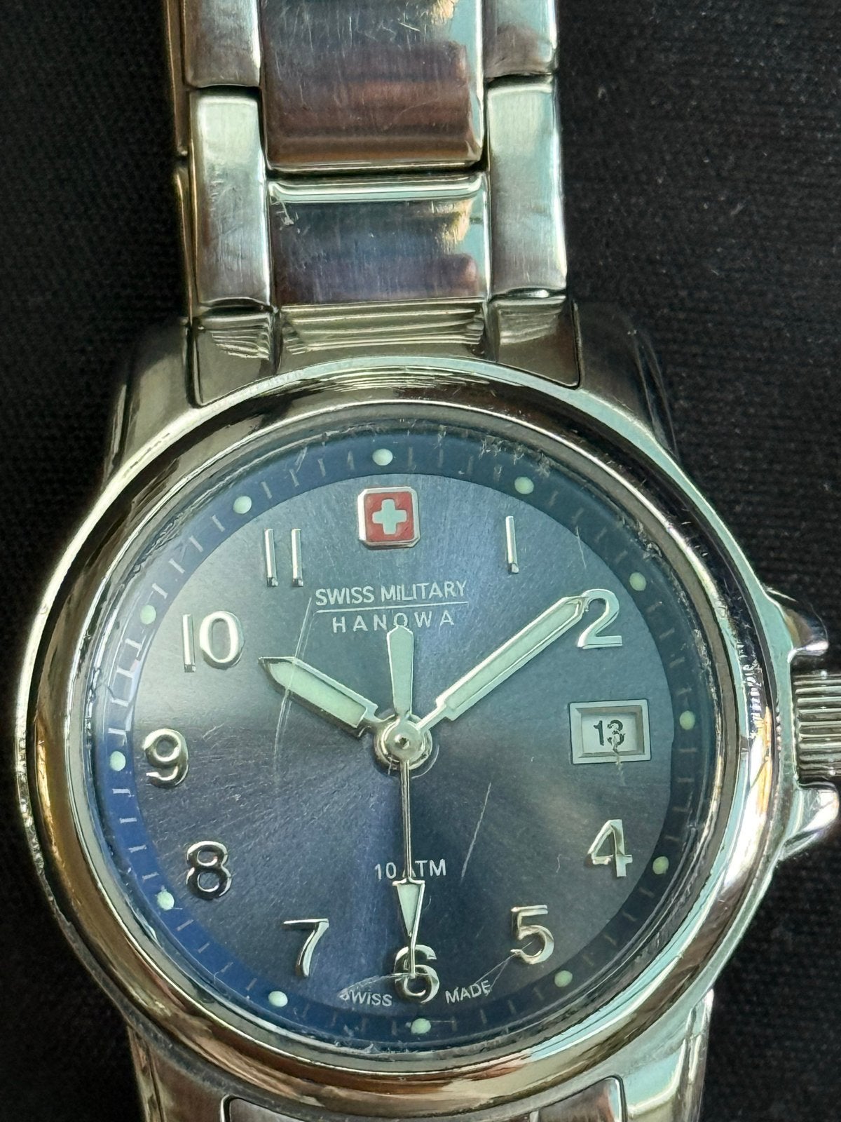 Swiss Military Hanowa Dames Horloge - Elegant en Robuust, Overige merken, Staal, Gebruikt, Staal