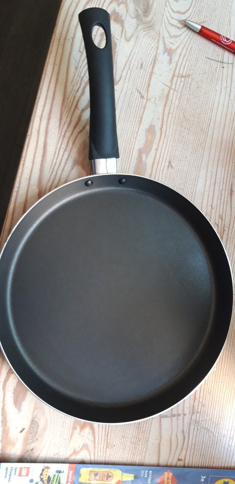 Pannenkoekenpan met antiaanbaklaag, Huis en Inrichting, Keuken | Potten en Pannen, Pannenkoekenpan, Gebruikt, Antiaanbaklaag, Aluminium