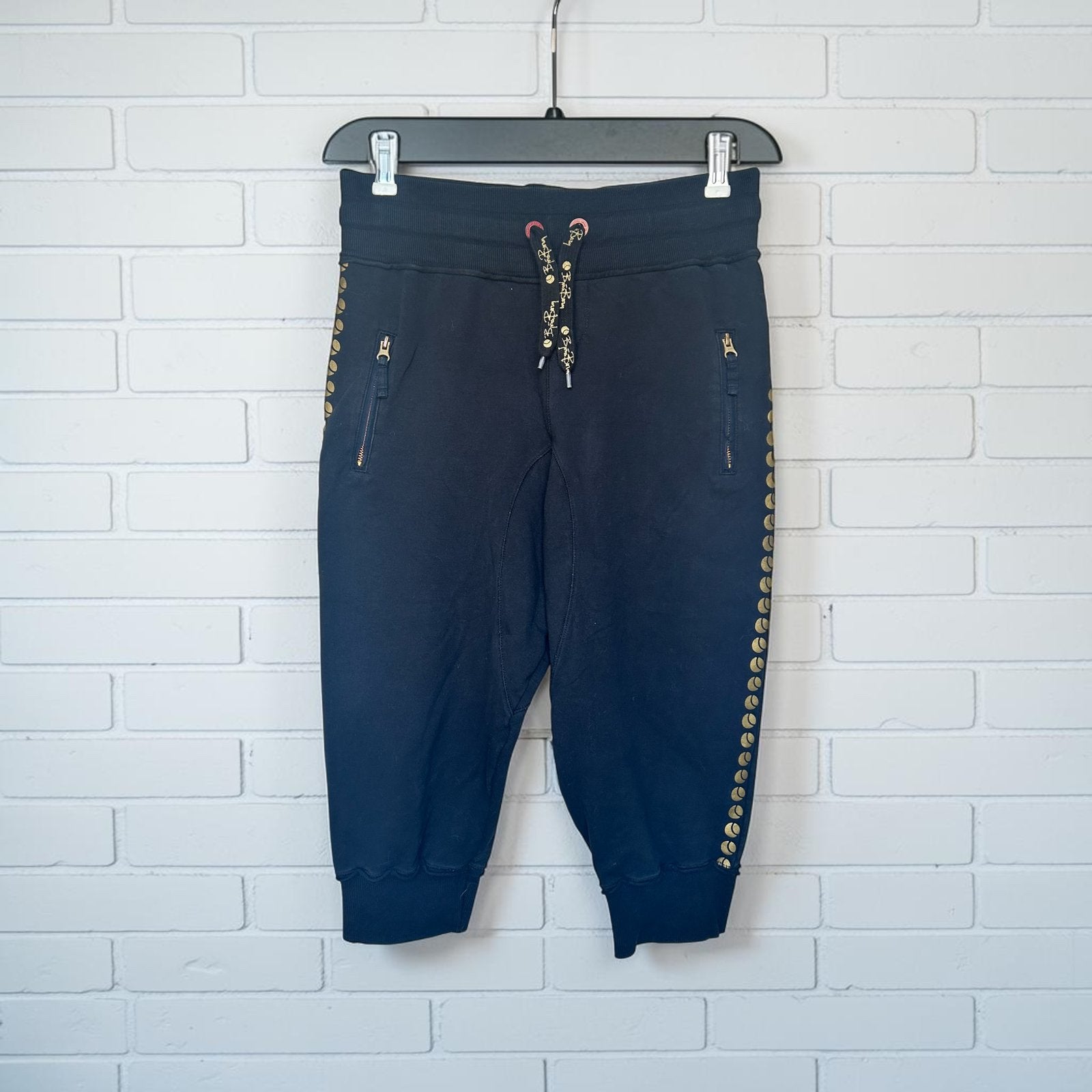 Björn Borg Broek Maat M Zwart Goud Capri Harem Style, Maat 38/40 (M), Verzenden, Zwart, Driekwart