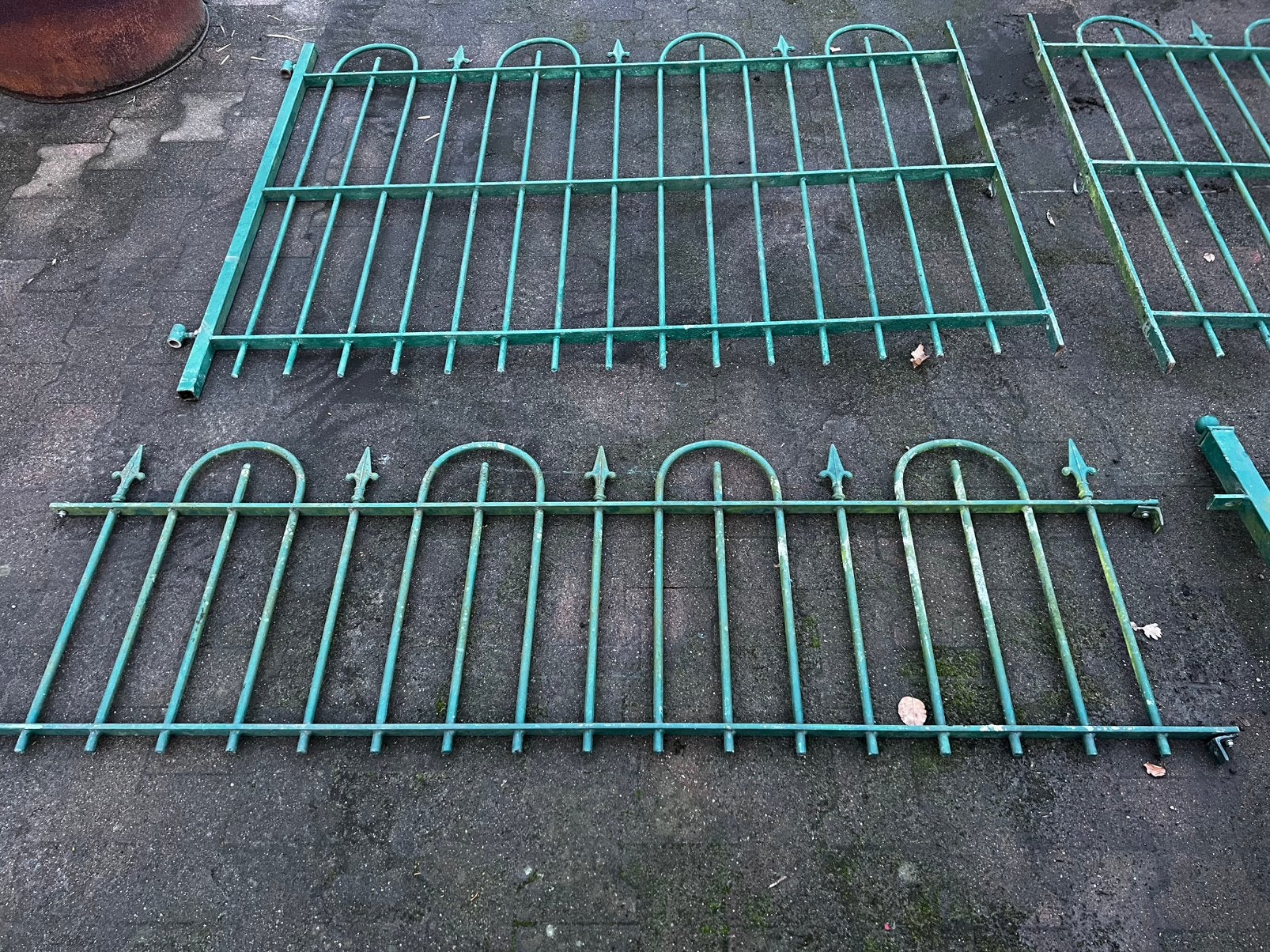 Mooi smeedijzeren hekwerk. In goede staat. Zoals op de foto., Ophalen, Met poort, Gebruikt, Sierhekwerk