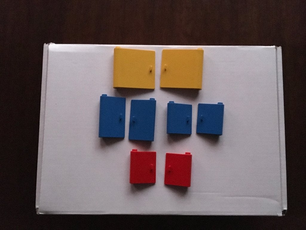Lego deuren, Ophalen of Verzenden, Gebruikt
