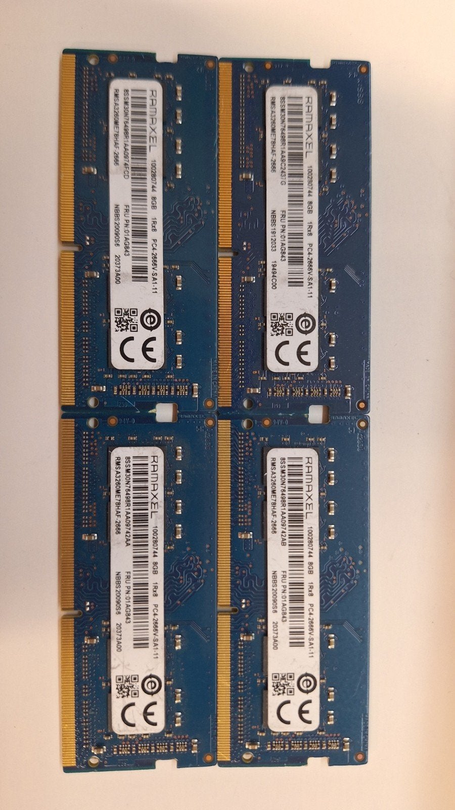 32GB DDR4 RAM Geheugen (4x 8GB), Computers en Software, RAM geheugen, DDR4, 8 GB, Ophalen of Verzenden, Zo goed als nieuw