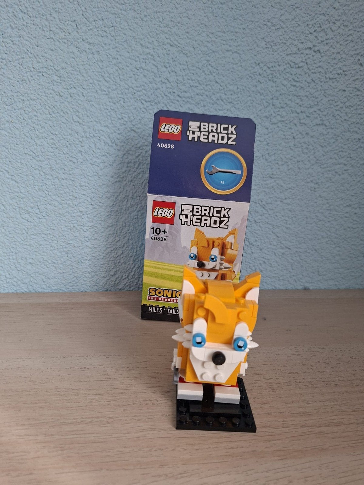 LEGO BrickHeadz 40628 Miles "Tails" uit Sonic The Hedgehog, BrickHeadz, Lego, Ophalen of Verzenden, Zo goed als nieuw