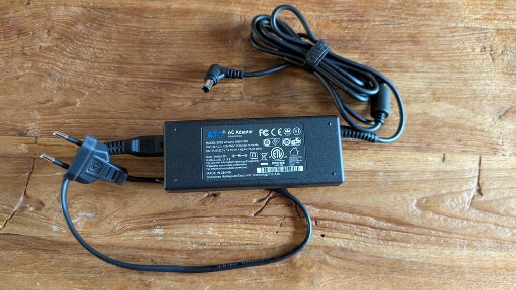 Laptop adapter 90 watt, 19.5 volt, Ophalen of Verzenden