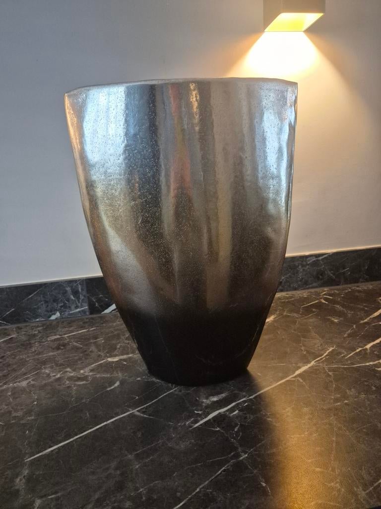 Richmond pot 37x47 cm - Goud/Zwart - Goede staat, Overige materialen, Overige kleuren, Ophalen of Verzenden, Zo goed als nieuw