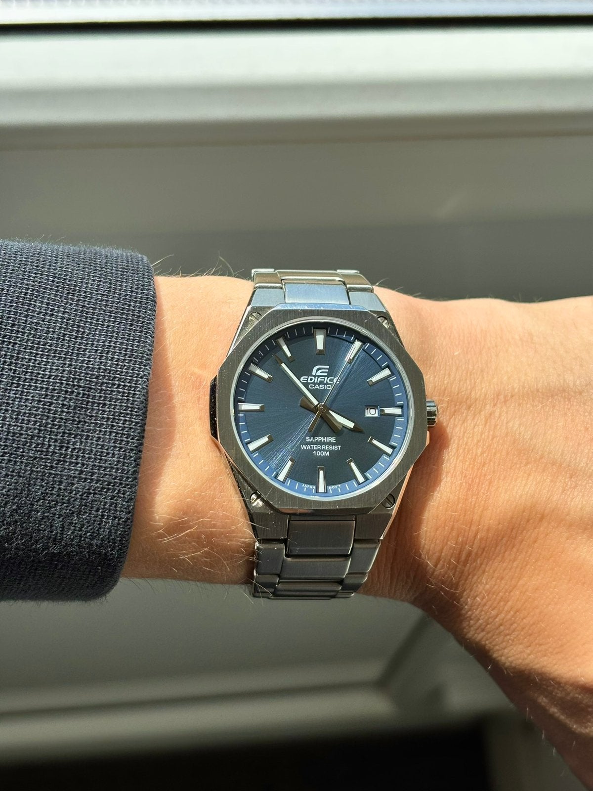 Casio horloge, Staal, Polshorloge, Ophalen of Verzenden, Zo goed als nieuw