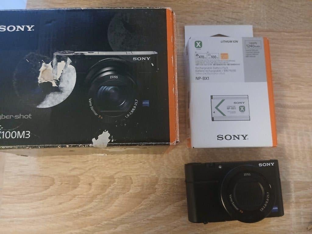 Sony DSC-RX100 III Compactcamera met Zeiss lens, Audio, Tv en Foto, Fotocamera's Digitaal, Ophalen, Compactcamera, Sony, 20 megapixels