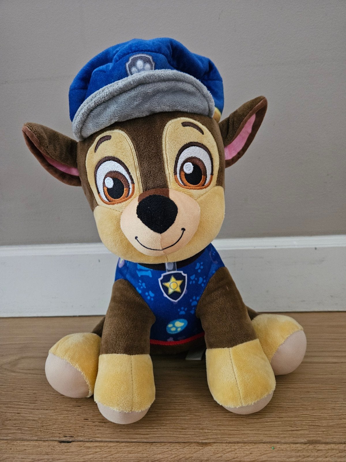 Paw Patrol Chase knuffel - 40 cm, Gebruikt, Middelgroot (20 tot 80 cm), Bruin, Paw Patrol