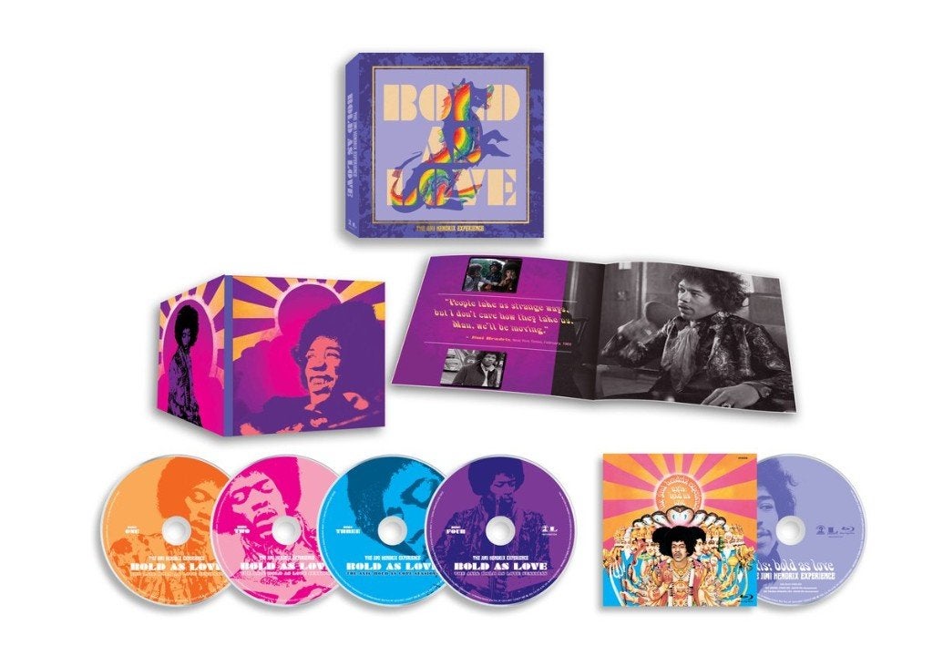 Jimi Hendrix - Axis Bold As Love (Box set) 4CD + bluray, Boxset, Verzenden, Overige formaten, Zo goed als nieuw