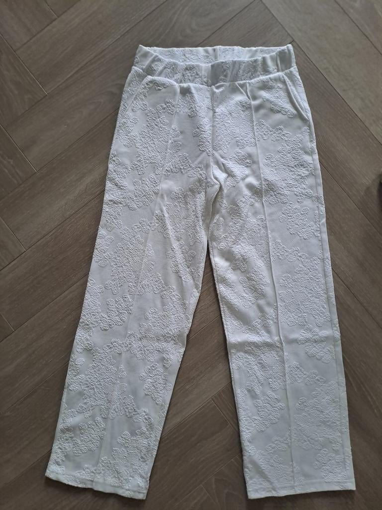 Norah witte broek maat 42 van 2025, Wit, Maat 42/44 (L), Ophalen of Verzenden, Zo goed als nieuw