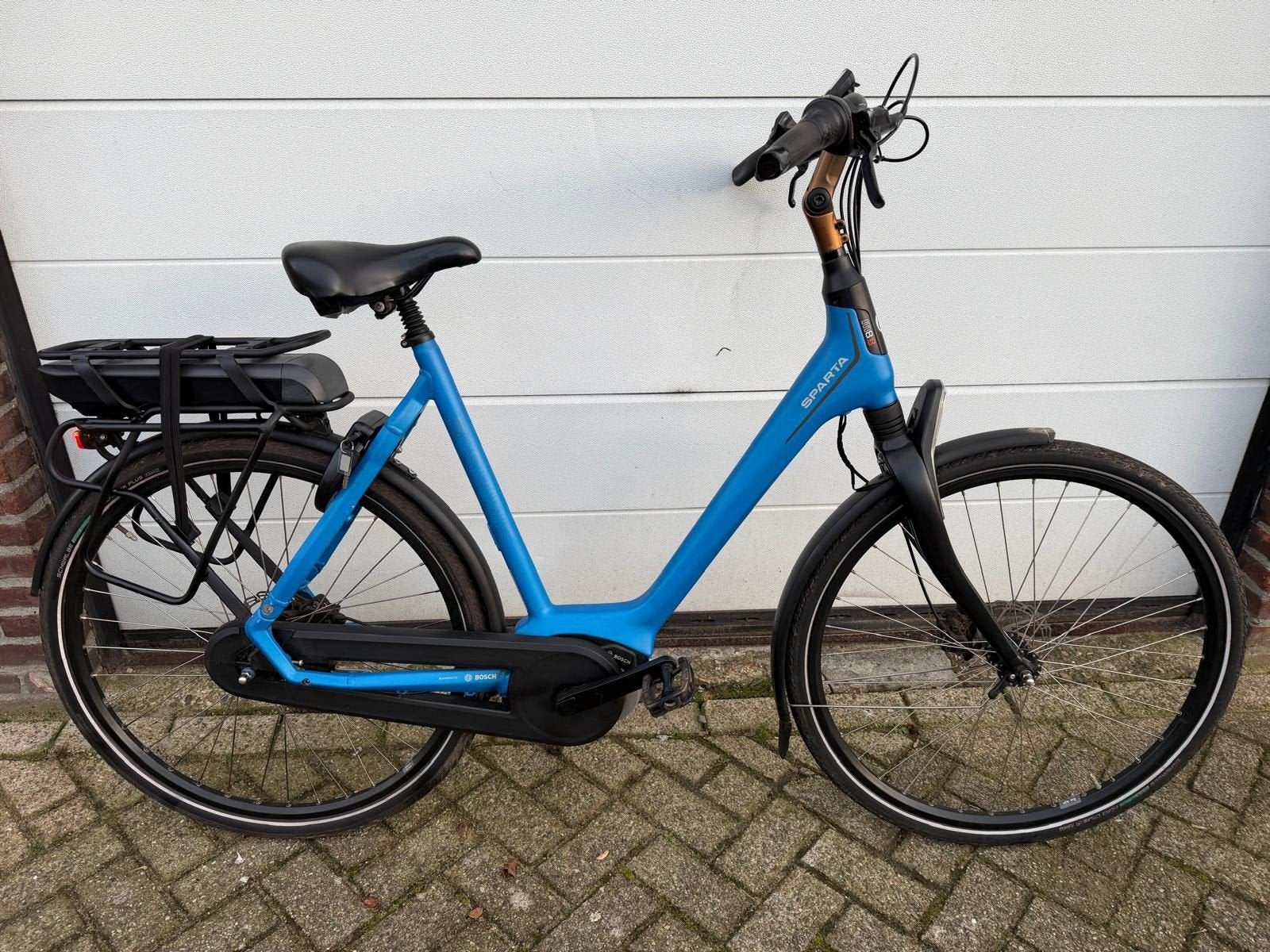 Mooie Sparta electrische dames fiets, 59 cm of meer, Ophalen, Zo goed als nieuw, Sparta