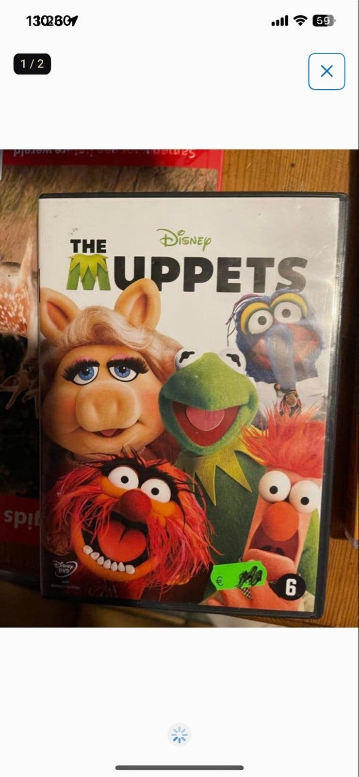 Disney The Muppets DVD - Familieplezier voor jong en oud!, Nederlands, Zo goed als nieuw, Vanaf 6 jaar, Inclusief doosje