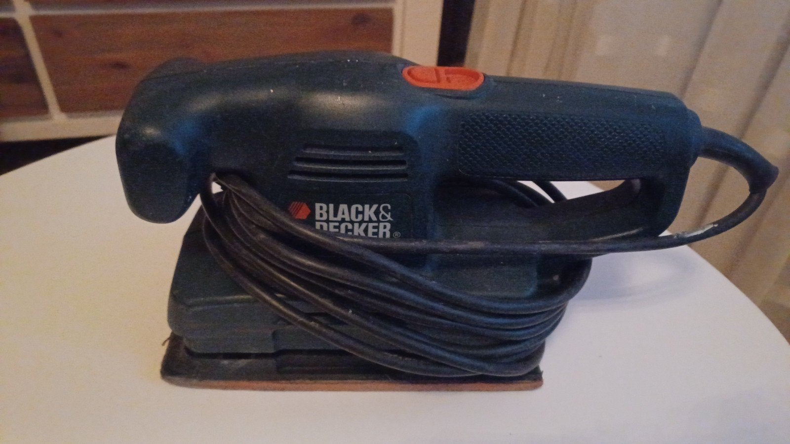 Black & Decker schuurmachine, Ophalen of Verzenden, Gebruikt, Minder dan 600 watt, Vlakschuurmachine