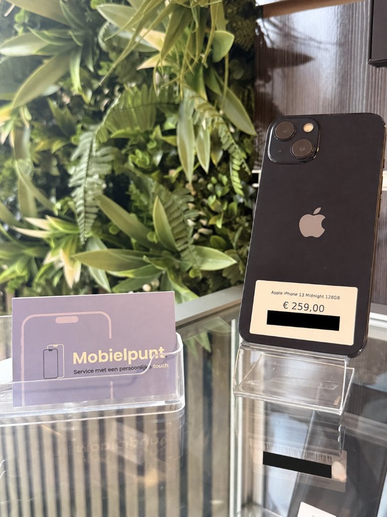 iPhone 13 128GB Midnight | 12 mnd garantie, Zwart, IPhone 13, Ophalen of Verzenden, 100 %