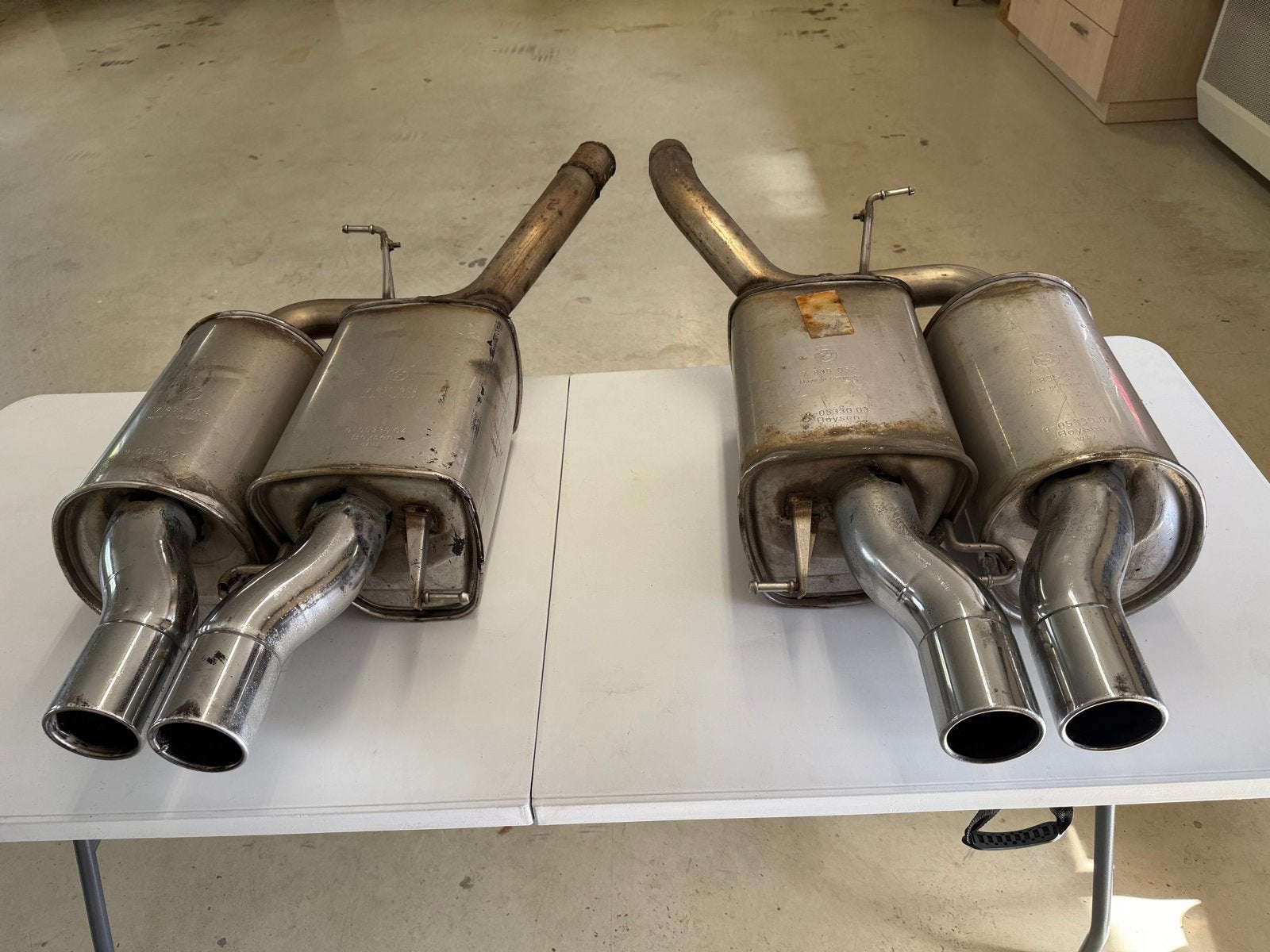 BMW M5 V10 S85 E60 E61 Uitlaatdempers, Ophalen, Gebruikt, BMW