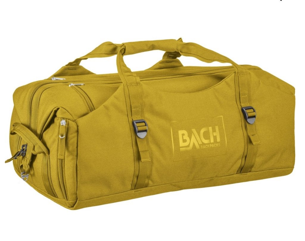 Bach Dr. Duffel 40 liter, 30 cm of meer, Gebruikt, Geel, Ophalen of Verzenden