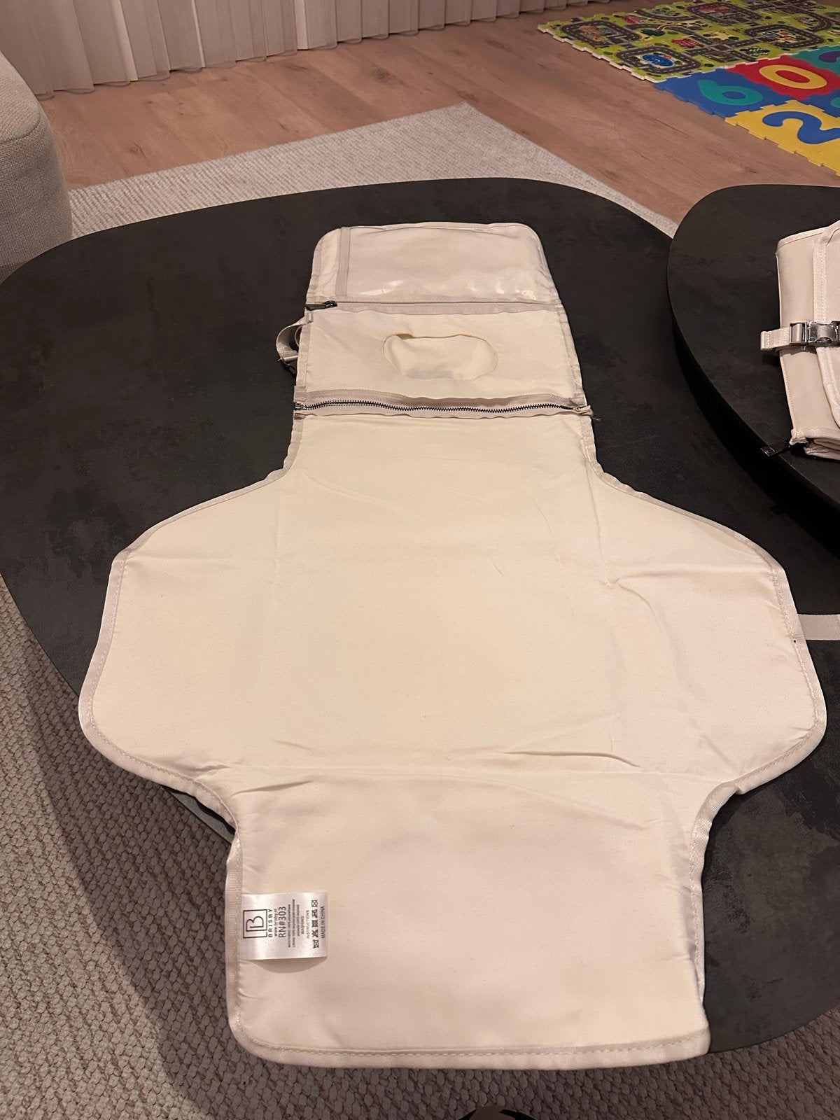 Brisby Luiertas-onderdelen - Crème Verschoningstas, Kinderen en Baby's, Luiertassen, Brisby, Nieuw, Beige, Schoudertas functie