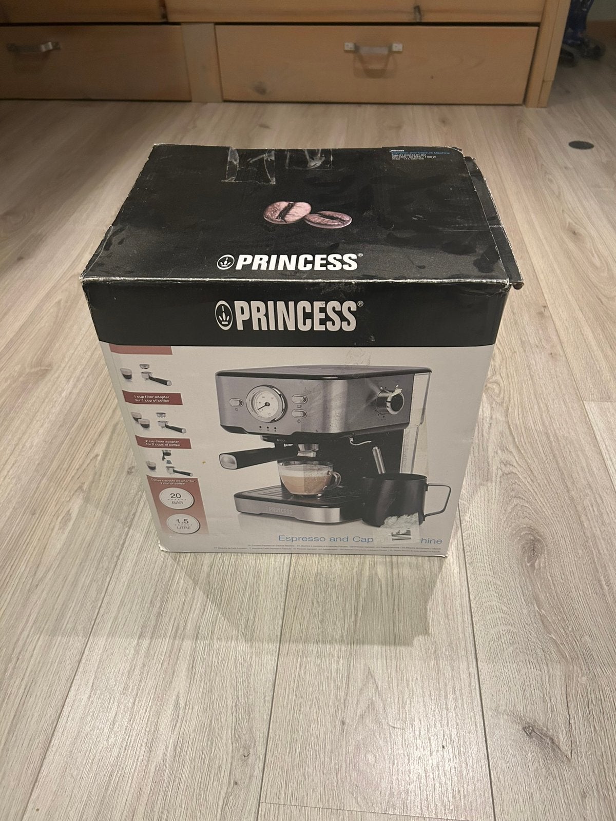 Princess Espresso and capsule machine, Ophalen, Espresso apparaat, Overige typen, Zo goed als nieuw