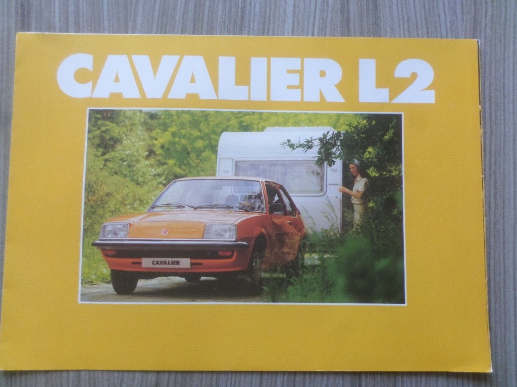 Vauxhall Cavalier L2 Opel Ascona Brochure, Ophalen of Verzenden, Zo goed als nieuw, Opel