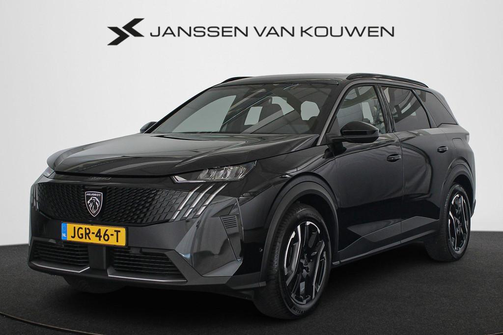 Peugeot e-5008 Allure Avantage 73 kWh 7p. Seat Pack Trekhaak, Gebruikt, 213 pk, Zwart, Origineel Nederlands