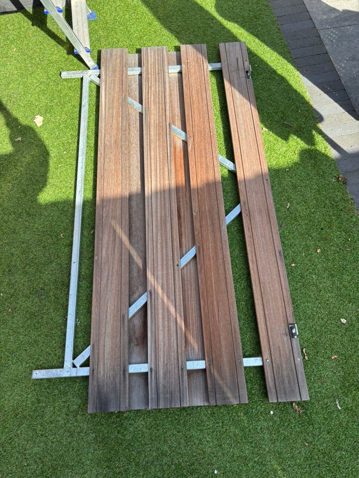 Ijzeren poort/schutting frame 180x100cm, Tuin en Terras, Schuttingen, Overige materialen, 1 tot 2 meter, Minder dan 3 meter, Ophalen of Verzenden