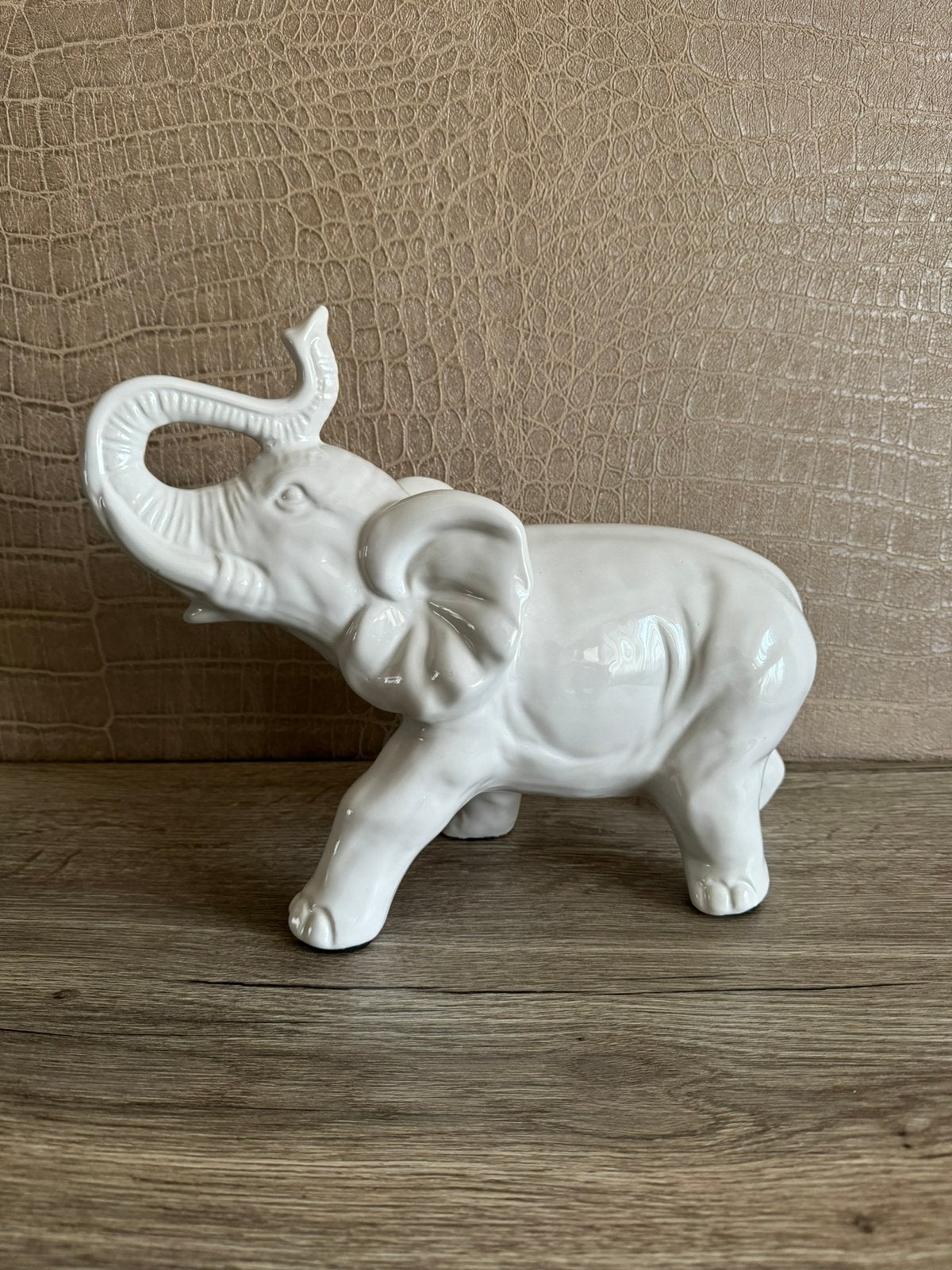 olifant (wit) 28hoog 35breed 12diep/Nieuw!, Ophalen of Verzenden, Nieuw, Dier