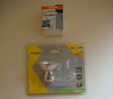 Halogeen spots bi-pin GU10 - nieuw, Ophalen of Verzenden, Nieuw, GU10, Halogeenlamp