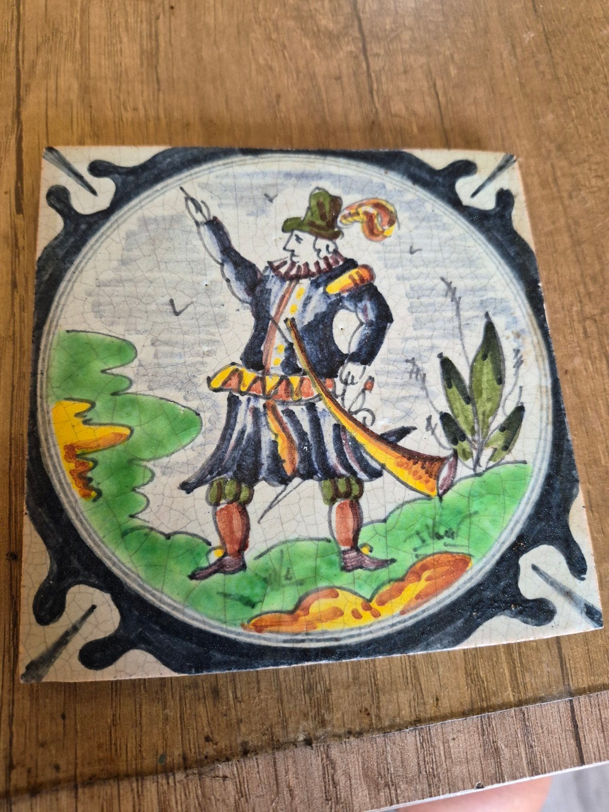 Tekoop oude  antieke tegel, Ophalen