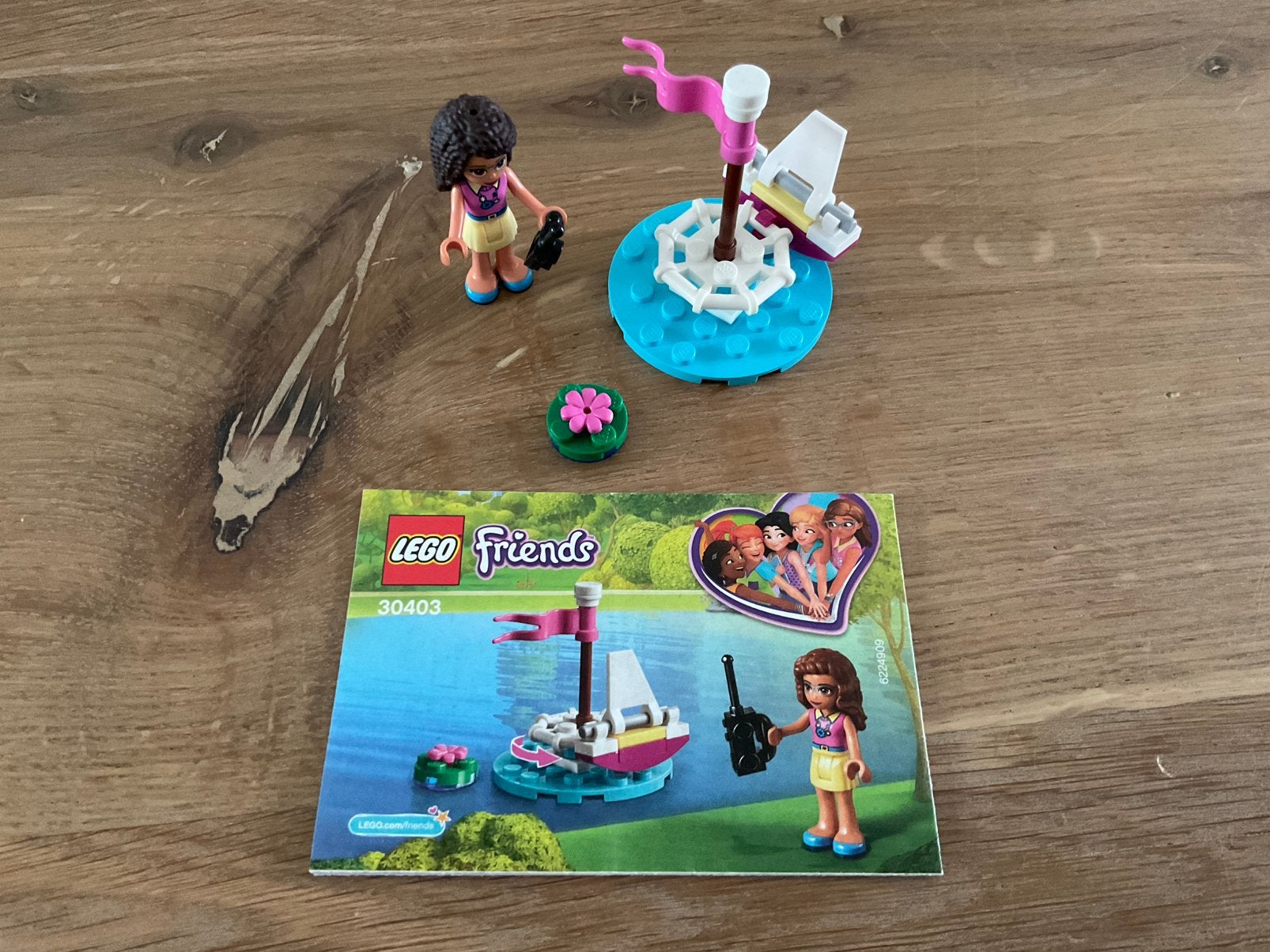 Lego Friends 30403, Olivia met op afstand bestuurbare boot, Lego, Friends, Ophalen of Verzenden, Zo goed als nieuw