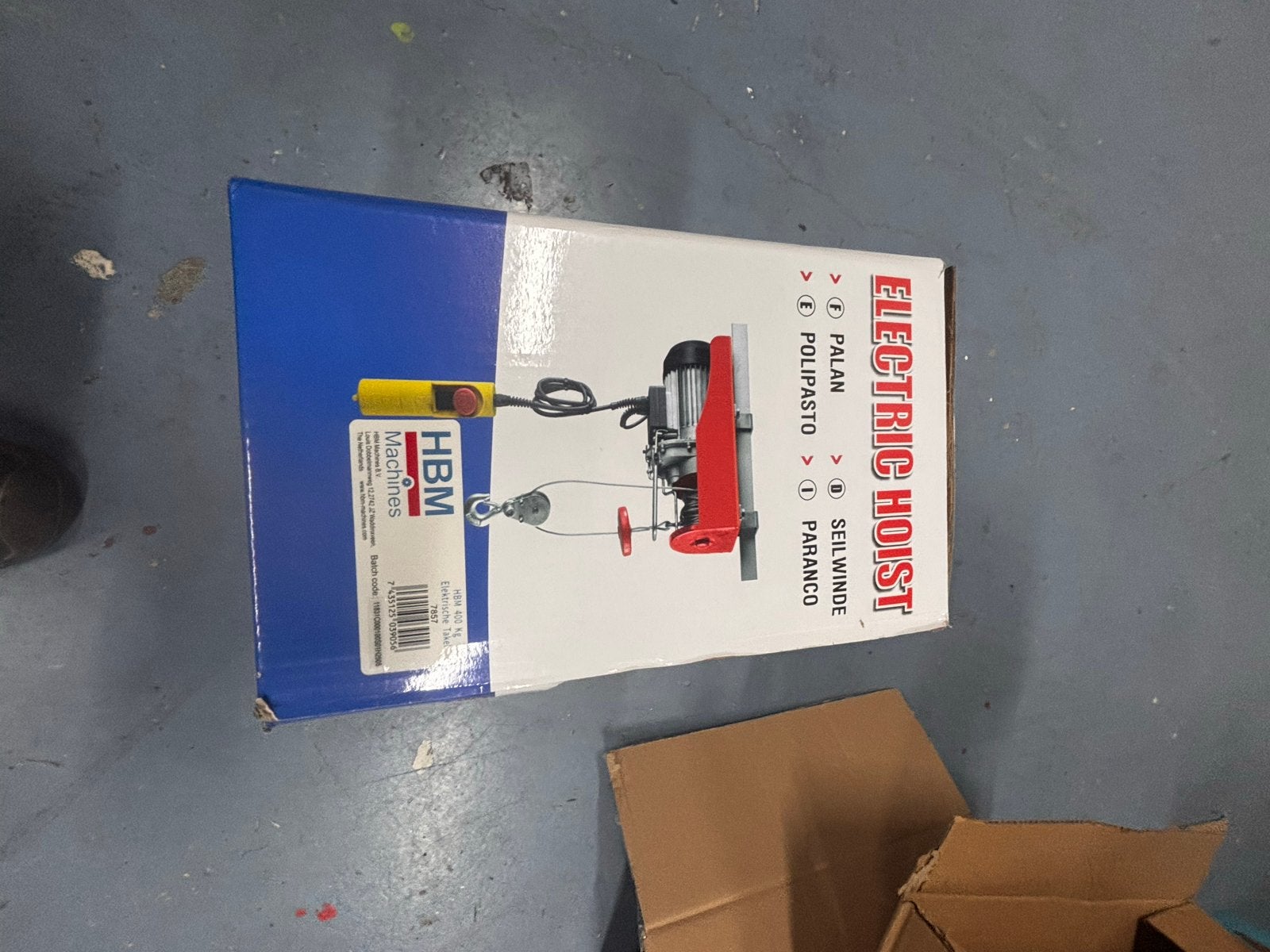 Takel 200/400 kg - Nieuw in doos, Doe-het-zelf en Verbouw, Ophalen, Nieuw, Elektrisch