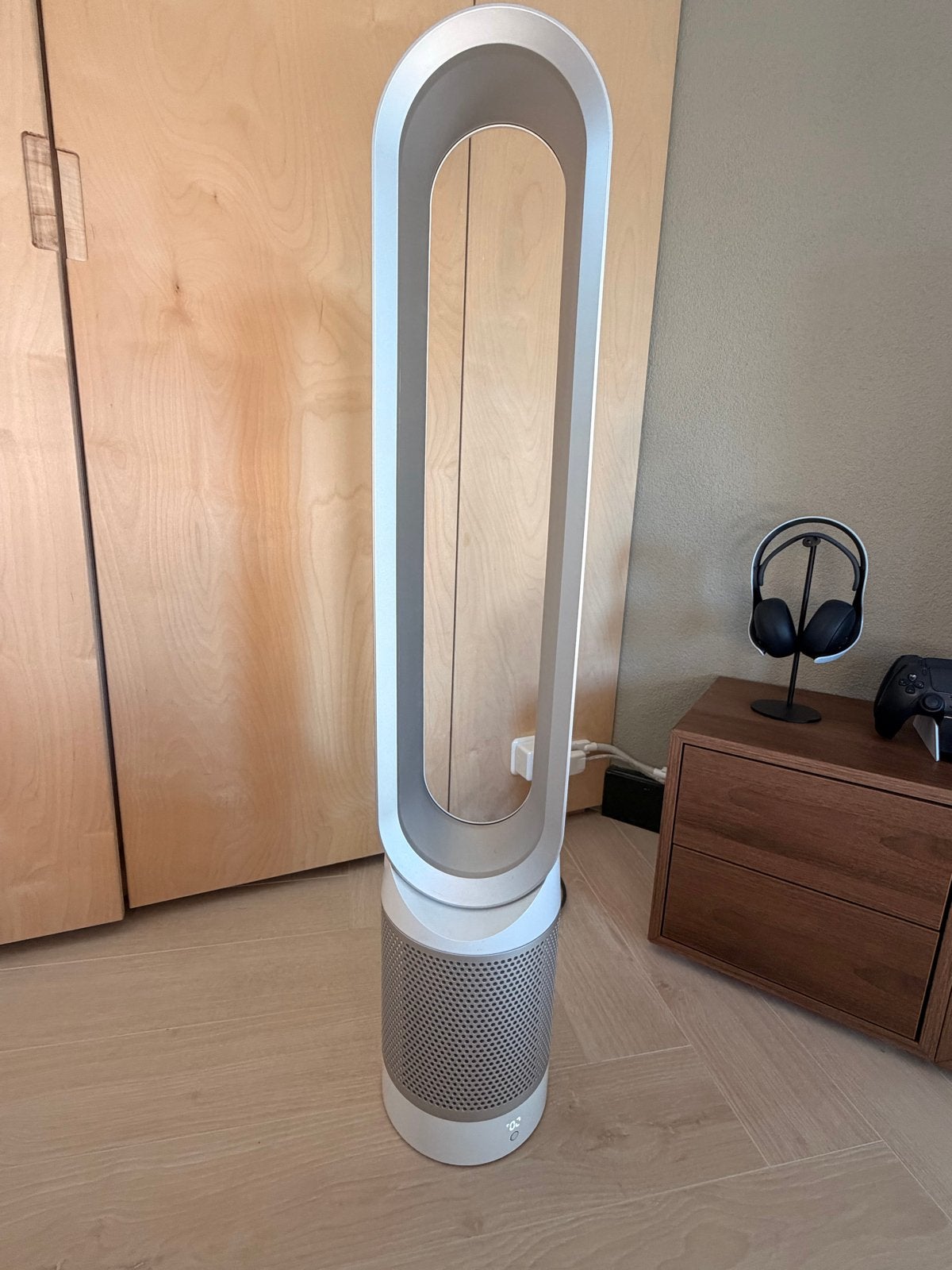 Dyson Pure Cool Link wit/zilver, Ophalen, Ventilator met afstandsbediening, Gebruikt, Torenventilator