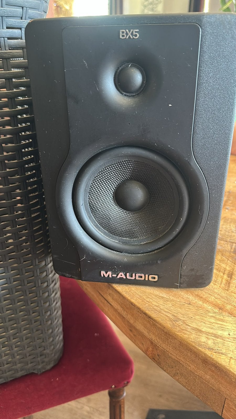 Goed werkende  m- audio BX5.  D2, Audio, Tv en Foto, Luidsprekers, Ophalen, Zo goed als nieuw, Subwoofer, Overige merken
