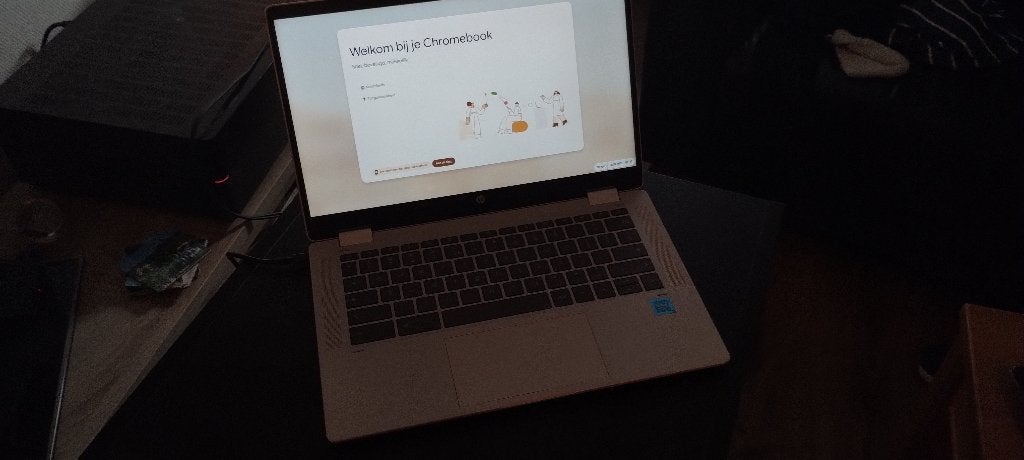 HP Chromebook x360 - 8gb RAM - 128gb opslag - Gebruikssporen, Computers en Software, Gebruikt, Qwerty, 8 GB, Touchscreen