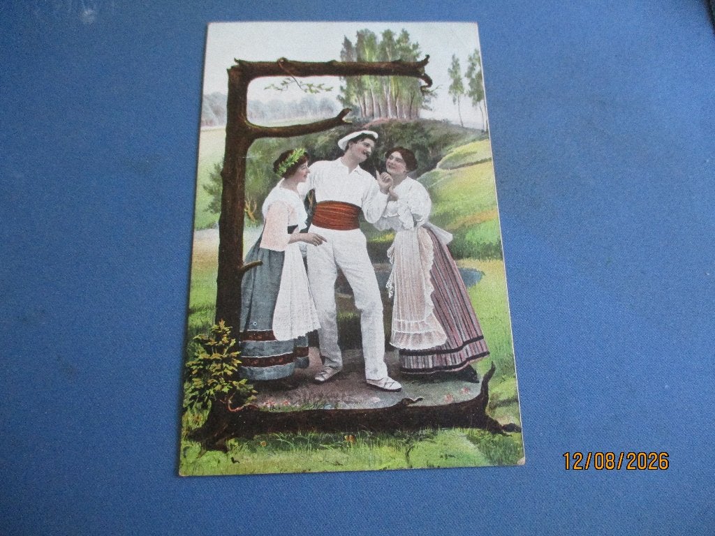 25 fantasie, Ophalen of Verzenden, Voor 1920, Gelopen, Sterren en Beroemdheden