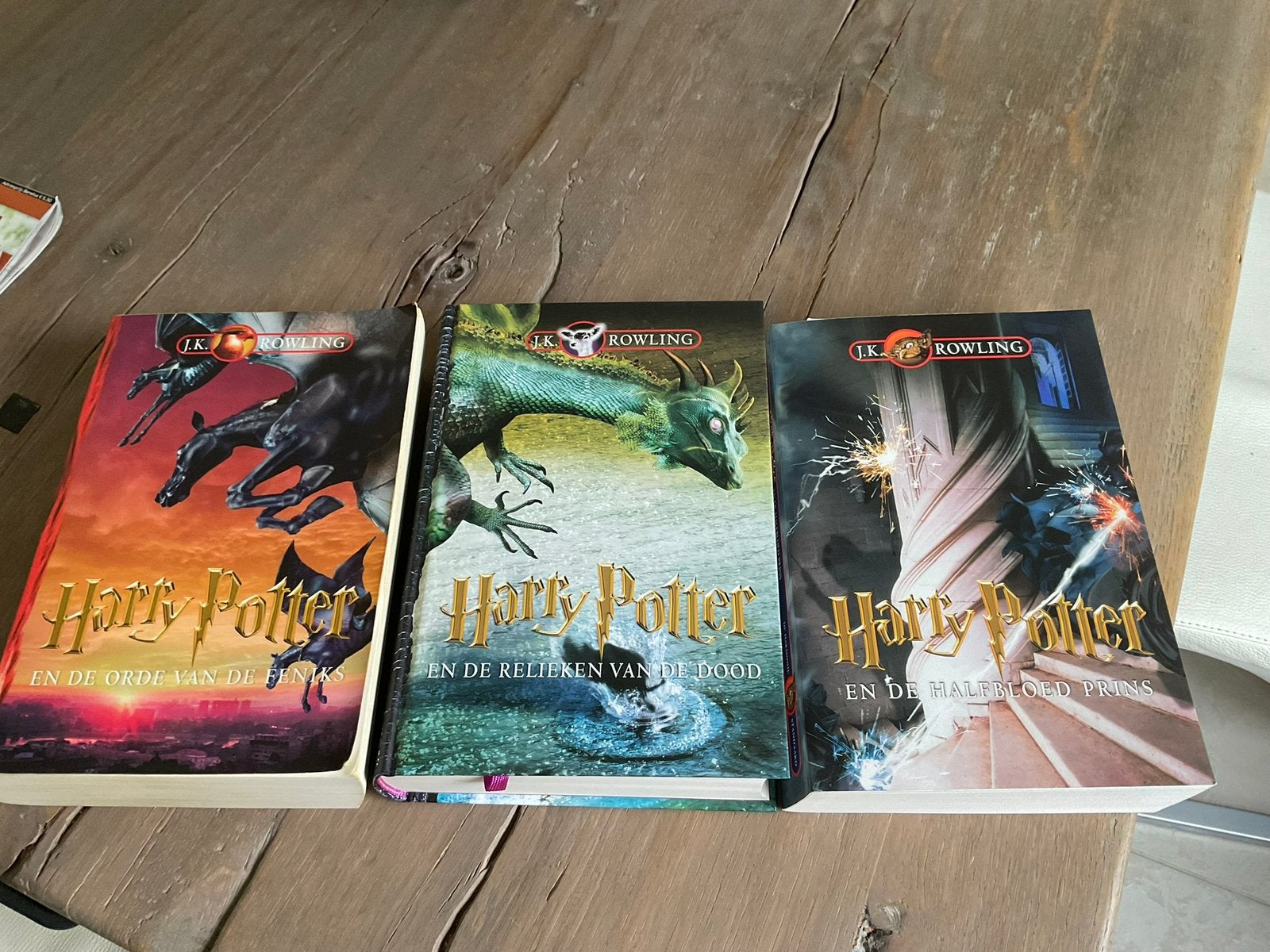 Boeken. Harrie Potter, Verzamelen, Harry Potter, Ophalen of Verzenden, Zo goed als nieuw, Boek of Poster