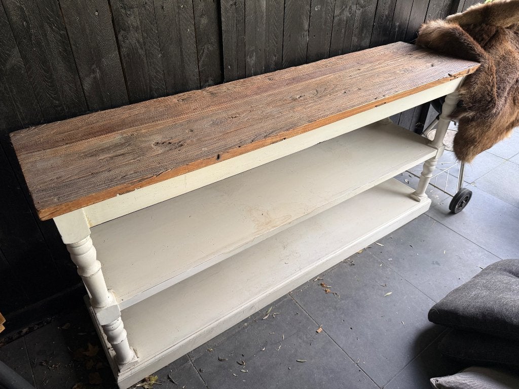 Rivera Masion Site Table, Ophalen, Eikenhout, 150 tot 200 cm, 25 tot 50 cm
