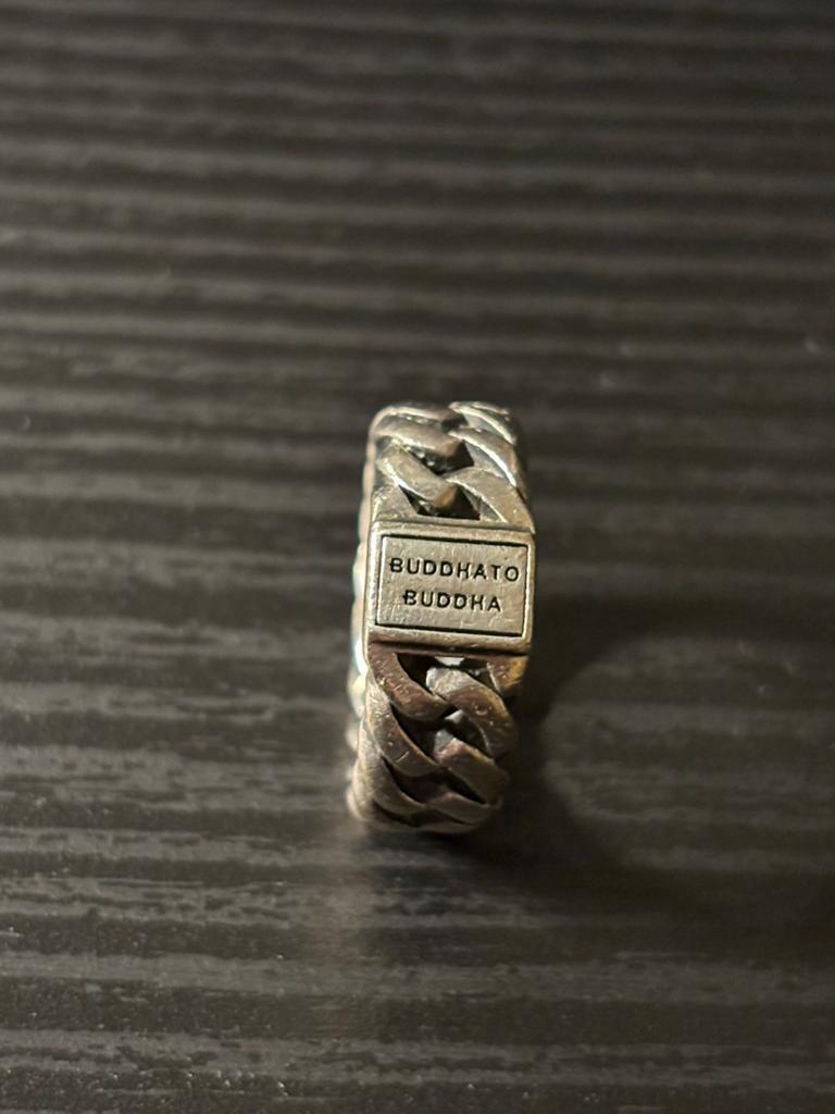 Buddha to buddha ring 17, Sieraden, Tassen en Uiterlijk, Ophalen of Verzenden, Zo goed als nieuw, 17 tot 18, Dame of Heer